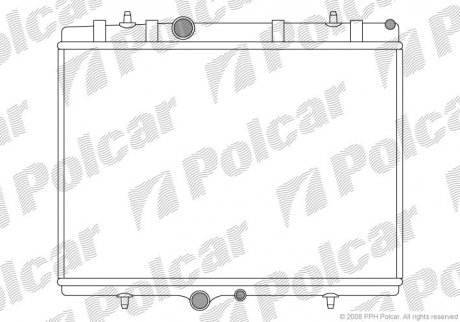 Радіатори охолодження POLCAR 571008-4 (фото 1)