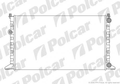 Радиаторы охлаждения POLCAR 954108A3 (фото 1)