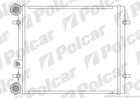 Радіатори охолодження POLCAR 954108-1 (фото 1)