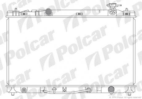 Радіатори охолодження POLCAR 813808-3 (фото 1)