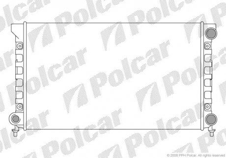 Радіатори охолодження POLCAR 954608A4 (фото 1)
