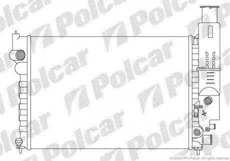 Радиаторы охлаждения POLCAR 576508-1