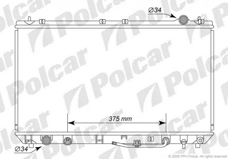 Радиаторы охлаждения POLCAR 813508-4 (фото 1)