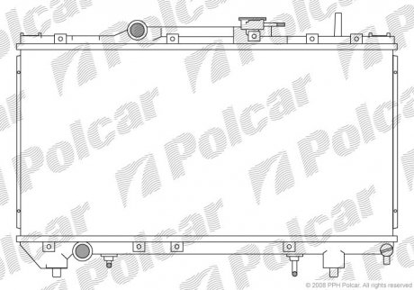 Радіатори охолодження POLCAR 812208-0 (фото 1)