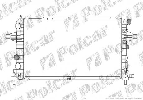 Радіатори охолодження POLCAR 550908-5