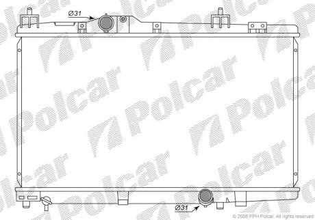 Радіатори охолодження POLCAR 8104081K
