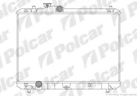 Радіатори охолодження POLCAR 742308-1 (фото 1)