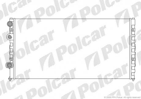 Радіатори охолодження POLCAR 954708A2 (фото 1)