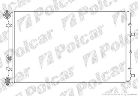Радіатори охолодження POLCAR 691308-2 (фото 1)