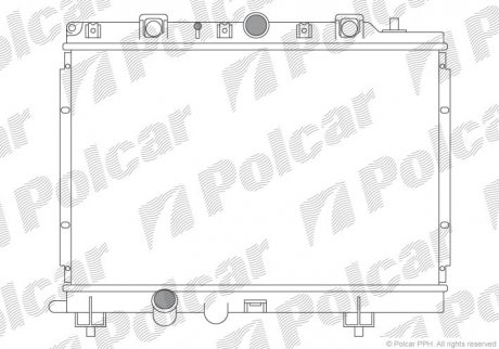Радиаторы охлаждения POLCAR 632508-2 (фото 1)