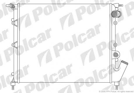 Радіатори охолодження POLCAR 603108-3