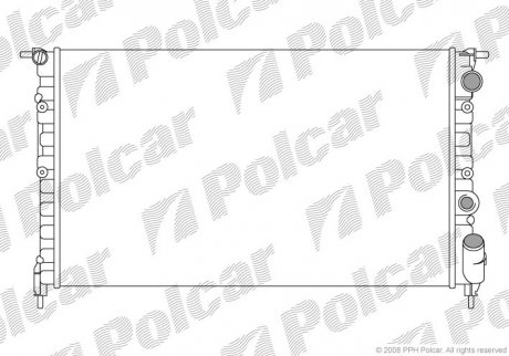 Радіатори охолодження POLCAR 602108A4 (фото 1)