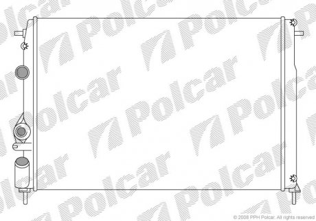 Радіатори охолодження POLCAR 600708A6