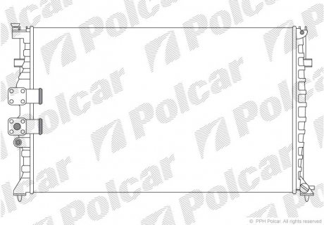 Радиаторы охлаждения POLCAR 575008A1