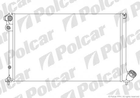 Радіатори охолодження POLCAR 574708A2 (фото 1)