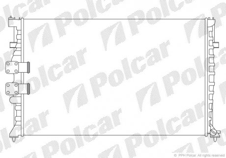 Радіатори охолодження POLCAR 574608A7