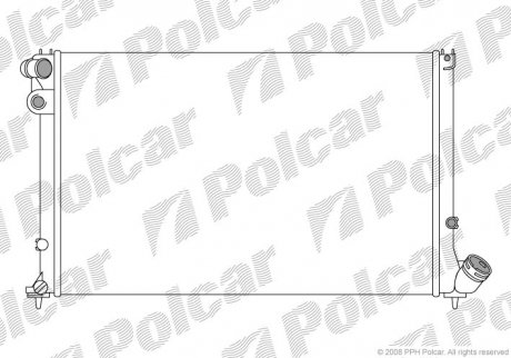 Радіатори охолодження POLCAR 574608-6 (фото 1)