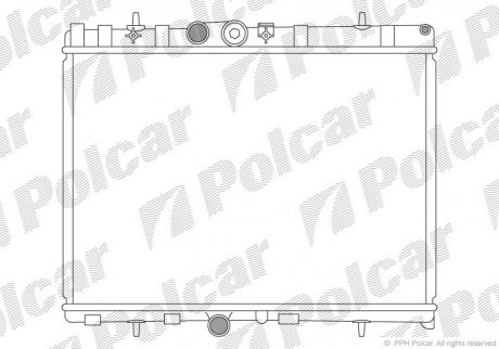 Радиаторы охлаждения POLCAR 572408-2 (фото 1)