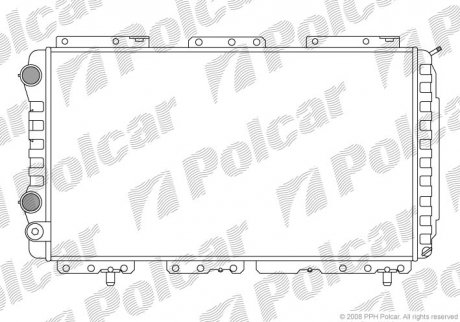 Радиаторы охлаждения POLCAR 570208A3