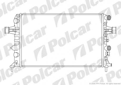 Радіатори охолодження POLCAR 550808-0