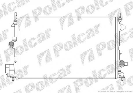 Радіатори охолодження POLCAR 551808-5 (фото 1)