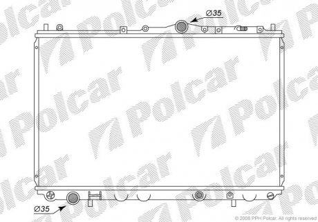Радиаторы охлаждения POLCAR 521008-3 (фото 1)
