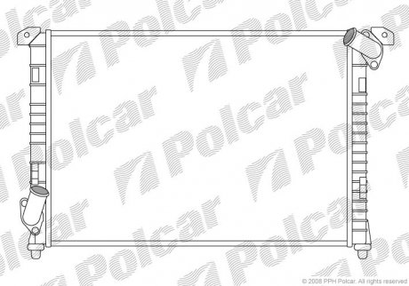 Радіатори охолодження POLCAR 510108-2