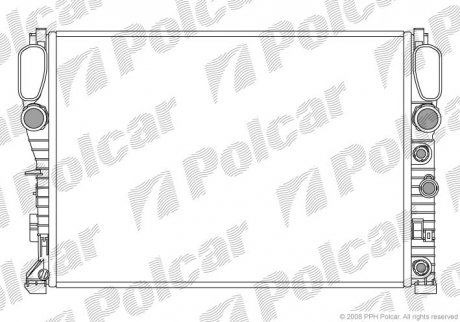 Радиаторы охлаждения POLCAR 501608-3