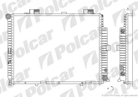 Радиаторы охлаждения POLCAR 501508-8