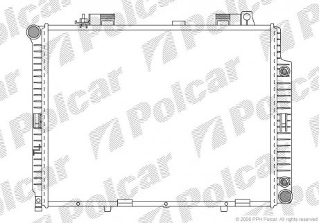 Радиаторы охлаждения POLCAR 501508-6 (фото 1)