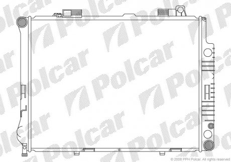 Радіатори охолодження POLCAR 501508-5 (фото 1)