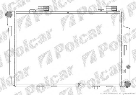 Радіатори охолодження POLCAR 500208-3 (фото 1)