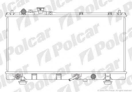 Радиаторы охлаждения POLCAR 450908-4 (фото 1)
