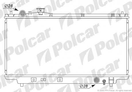 Радіатори охолодження POLCAR 450708-2