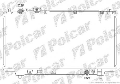 Радіатори охолодження POLCAR 450708-1