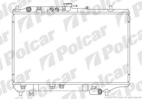 Радіатори охолодження POLCAR 450408-4 (фото 1)