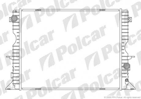 Радиаторы охлаждения POLCAR 430708-1
