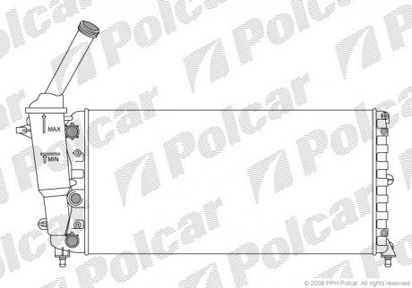 Радиаторы охлаждения POLCAR 420208-2