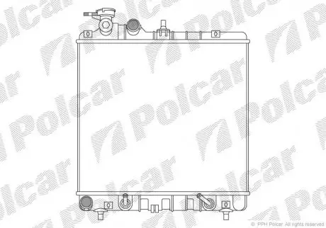 Радиаторы охлаждения POLCAR 404008-1
