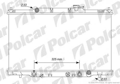 Радиаторы охлаждения POLCAR 387608-2