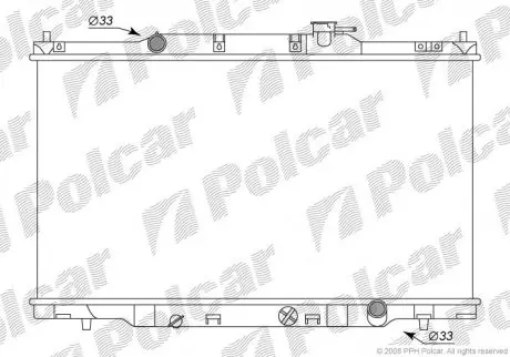 Радиаторы охлаждения POLCAR 387608-1