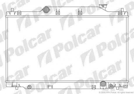 Радіатори охолодження POLCAR 382508-3 (фото 1)