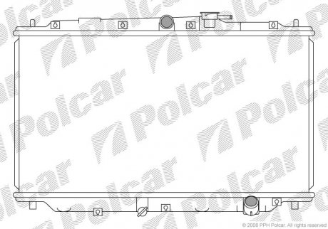 Радиаторы охлаждения POLCAR 382008-3 (фото 1)