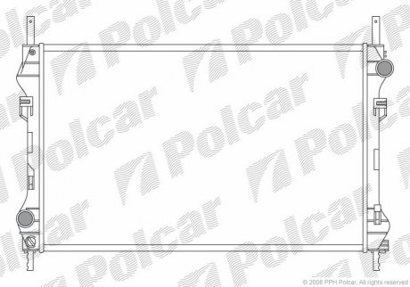 Радіатори охолодження POLCAR 324708A1 (фото 1)