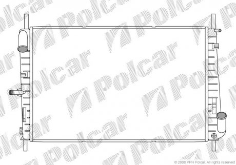 Радіатори охолодження POLCAR 321808-3 (фото 1)