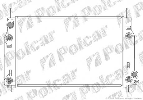 Радіатори охолодження POLCAR 321608-5 (фото 1)