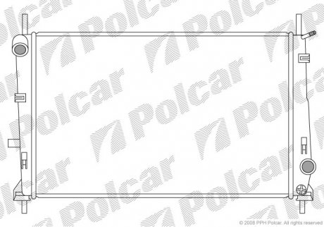 Радіатори охолодження POLCAR 321608-2 (фото 1)