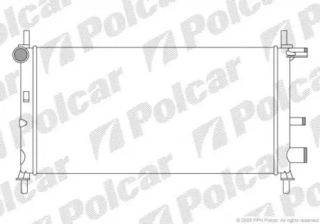Радиаторы охлаждения POLCAR 321008A6