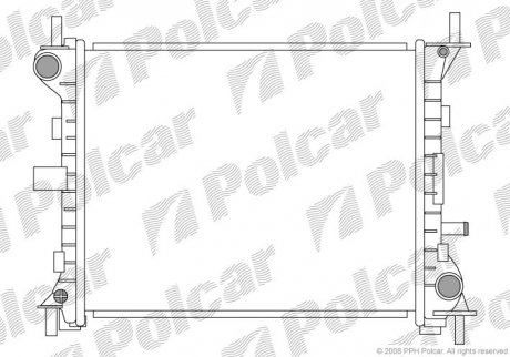 Радиаторы охлаждения POLCAR 320108-1 (фото 1)
