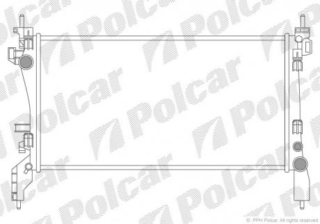 Радіатори охолодження POLCAR 308508-1